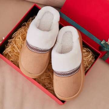 GOEWY Women's Cozy Memory Foam Slippers for All Occasions