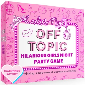 OFF TOPIC Galentine's Day Party Game - Fun Ladies Night Board Game - Girls Night Gift for Friends