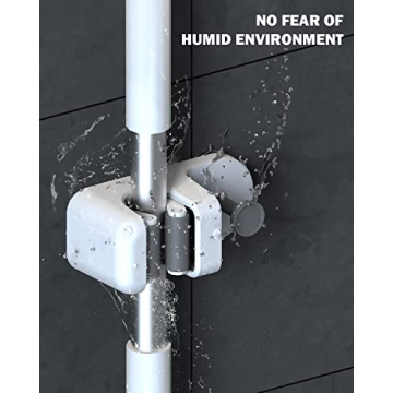 BEZOX Mop Holder - Drill-Free Wall Mount Organizer