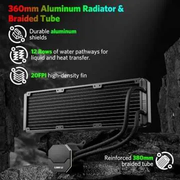 LIAN LI ALC360 AIO Cooler with RGB 360mm Radiator