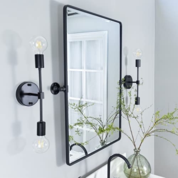 TEHOME Pivot Rectangle Bathroom Vanity Mirror 27 x 35