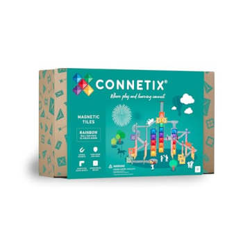 Explore the CONNETIX Rainbow Ball Run Pack: 92 Piece Fun