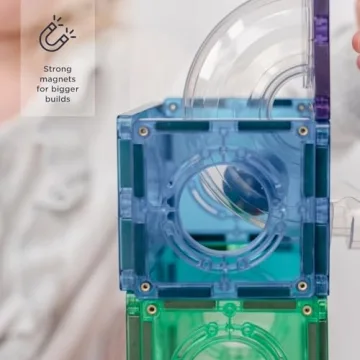 Explore the CONNETIX Rainbow Ball Run Pack: 92 Piece Fun