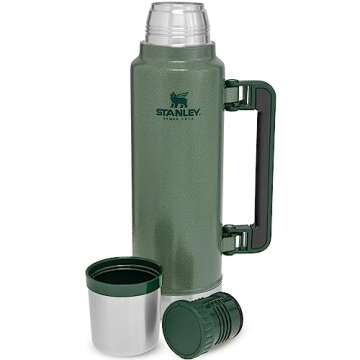 Stanley Classic Vacuum Bottle 1.4L in Hammertone Green Styling Functionality