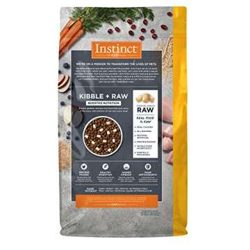 Instinct Raw Boost Whole Grain Chicken & Brown Rice Dry Dog Food, 4.5 lb. Bag