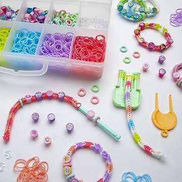 Rainbow Loom Beadmoji Bracelet Kit for Creative Kids