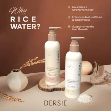Rice Water Shampoo & Conditioner for Hair Growth