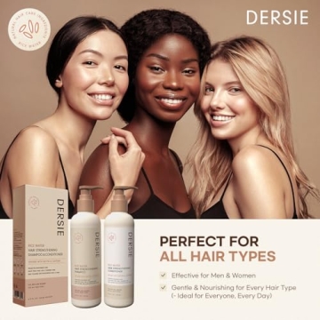 Rice Water Shampoo & Conditioner for Hair Growth