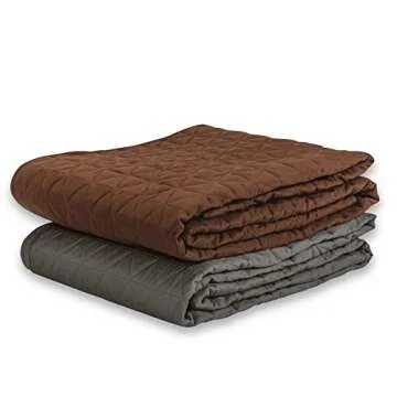 EARTHLITE Premium Quilted Blanket, Soft & Reversible