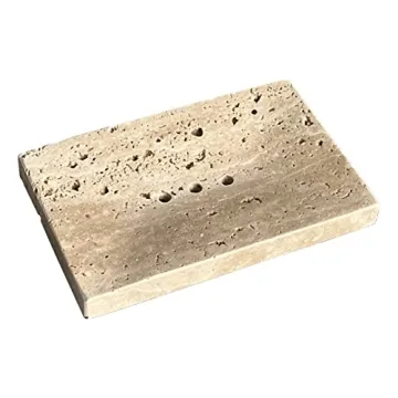 StonePlus Natural Marble Soap Dish Elegant Bathroom Accessory