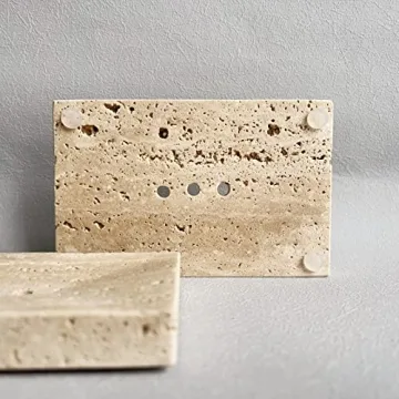 Elegant StonePlus Marble Soap Dish for Any Bathroom