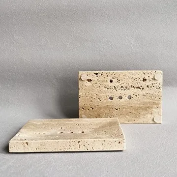 Elegant StonePlus Marble Soap Dish for Any Bathroom
