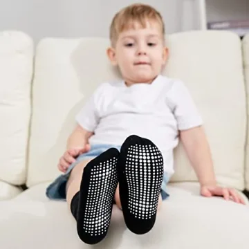 Zaples Grip Crew Socks - Comfort & Safety for Toddlers