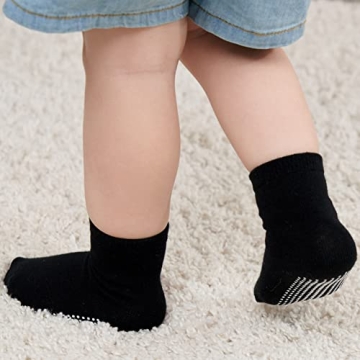 Zaples Grip Crew Socks - Comfort & Safety for Toddlers
