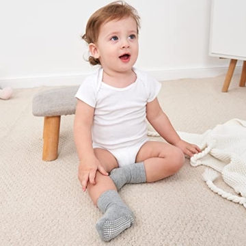 Zaples Grip Crew Socks - Comfort & Safety for Toddlers