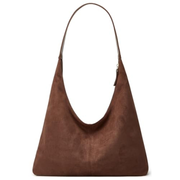 Trendy Suede Crescent Shoulder Bag Women Tote Bag Satchels Crossbody Purse Top-handle Travel College...