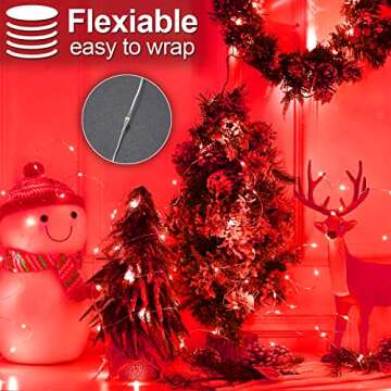 Malgero LED String Lights with Timer for Halloween