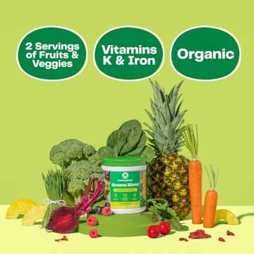 Amazing Grass Greens Superfood Powder: Greens Powder with Digestive Enzymes & Probiotics, Organic Spirulina, Chlorella, and Beet Root Powder, Chocolate, 30 Servings