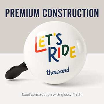 Thousand Jr. Bicycle Bell - Let's Ride