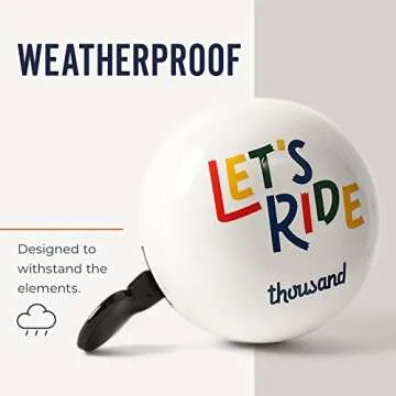 Thousand Jr. Bicycle Bell - Let's Ride
