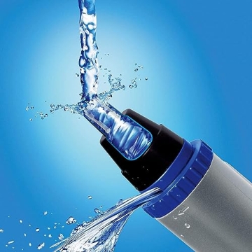 Panasonic ER-GN30-K Nose, Ear n Facial Hair Trimmer Wet/Dry with Vortex Cleaning System, Black