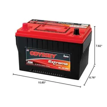 Odyssey 34-PC1500T Battery with 850 CCA Performance