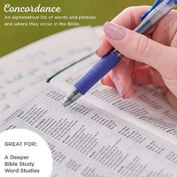 KJV Giant Print Bible with Floral Design for Easy Reading