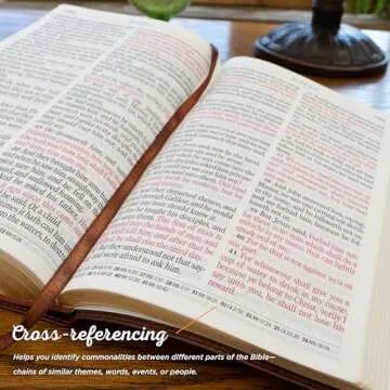 KJV Giant Print Bible with Floral Design for Easy Reading