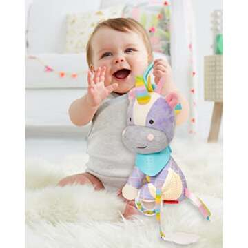 Skip Hop Bandana Buddies Unicorn Activity Teething Toy
