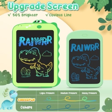 Valentines Day Gifts for Kids LCD Writing Tablet for Kids Toys 8.5" Toddler Toys Learning Drawing Board Dinosaur Toys for 3 4 5 6 7 Year Old Boys Girls Birthday Gifts Idea Light Doodle Pad