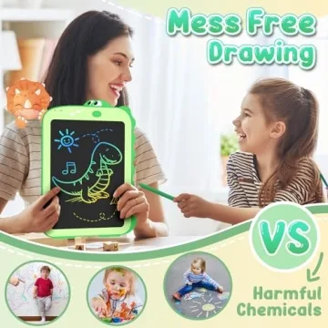 Valentines Day Gifts for Kids LCD Writing Tablet for Kids Toys 8.5" Toddler Toys Learning Drawing Board Dinosaur Toys for 3 4 5 6 7 Year Old Boys Girls Birthday Gifts Idea Light Doodle Pad