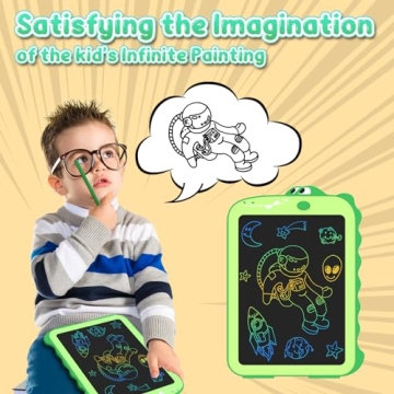 Valentines Day Gifts for Kids LCD Writing Tablet for Kids Toys 8.5" Toddler Toys Learning Drawing Board Dinosaur Toys for 3 4 5 6 7 Year Old Boys Girls Birthday Gifts Idea Light Doodle Pad