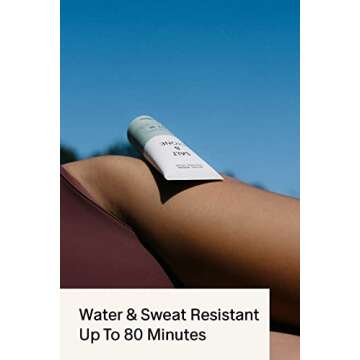 SALT & STONE SPF 50 Natural Mineral Sunscreen Lotion | Made with Non-Nano Zinc Oxide | Broad Spectrum Sun Protection | Water Resistant & Reef Safe | Cruelty-Free & Vegan (3 fl oz)