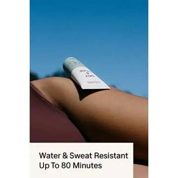 SALT & STONE SPF 50 Natural Mineral Sunscreen Lotion | Made with Non-Nano Zinc Oxide | Broad Spectrum Sun Protection | Water Resistant & Reef Safe | Cruelty-Free & Vegan (3 fl oz)