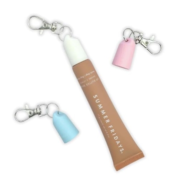 Stylish Summer Friday Keychain Cap for Lip Balm Access