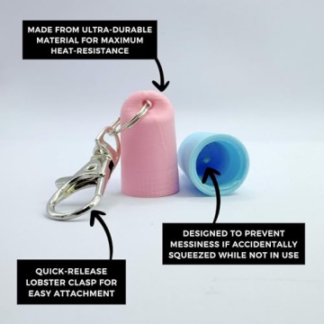 Stylish Summer Friday Keychain Cap for Lip Balm Access