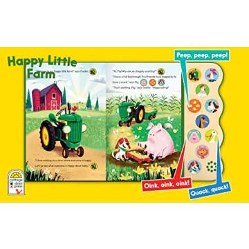 Happy Little Farm (John Deere Kids: Children's Interactive 10-Button Early Bird Sound Books) (John Deere Kids; Early Bird Sound Books)