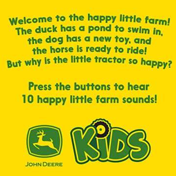 Happy Little Farm (John Deere Kids: Children's Interactive 10-Button Early Bird Sound Books) (John Deere Kids; Early Bird Sound Books)