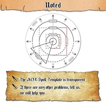 Byhoo Spell AOE Damage Marker for D&D and RPG Games