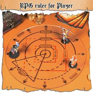 Byhoo Spell AOE Damage Marker for D&D and RPG Games