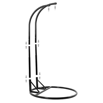 LeisureMod Wicker Double Egg Swing Chair - Cozy Outdoor Seating