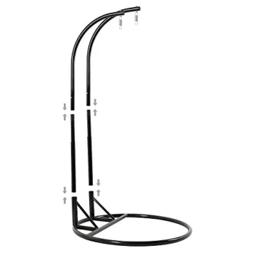 LeisureMod Wicker Double Egg Swing Chair - Cozy Outdoor Seating