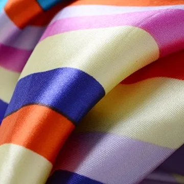 QBSM Women's 23.6 inch Satin Silk Scarf for Stylish Versatility