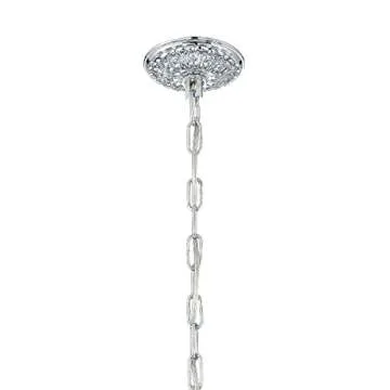 Crystorama 5086-PB-CL-MWP Traditional Crystal Chandelier, 6-Light 360 Total Watts, Polished Brass