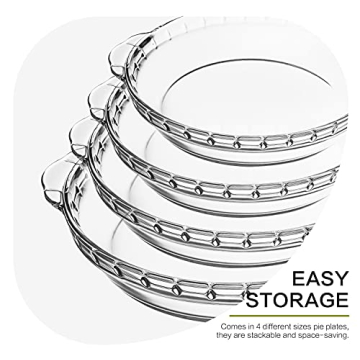 MCIRCO Deep Pie Pans Set for Perfect Baking and Serving