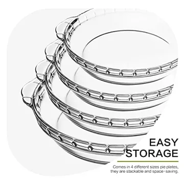 MCIRCO Deep Pie Pans Set for Perfect Baking and Serving