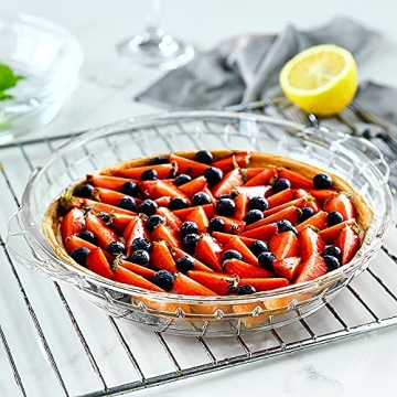 MCIRCO Deep Pie Pans Set for Perfect Baking and Serving