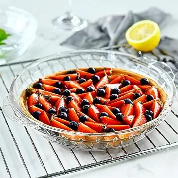 MCIRCO Deep Pie Pans Set for Perfect Baking and Serving