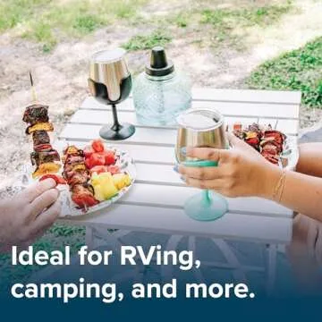 Camco Aluminum Roll-Up Camping Table - Portable and Durable