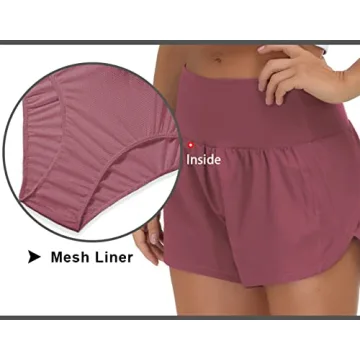 High Waisted Running Shorts - Quick Dry & Stylish Athletic Gear